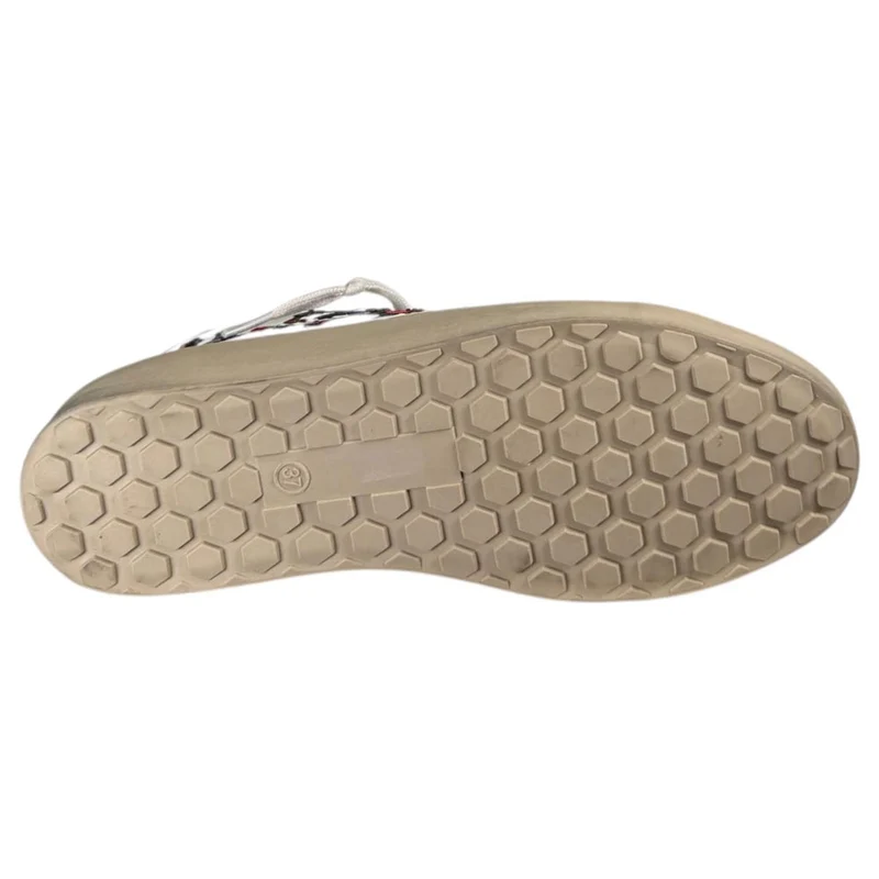 Zapatillas Corina Retro Flores M5042 Azul