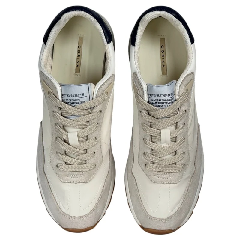 Zapatillas Corina Retro Running M5095 Blanco