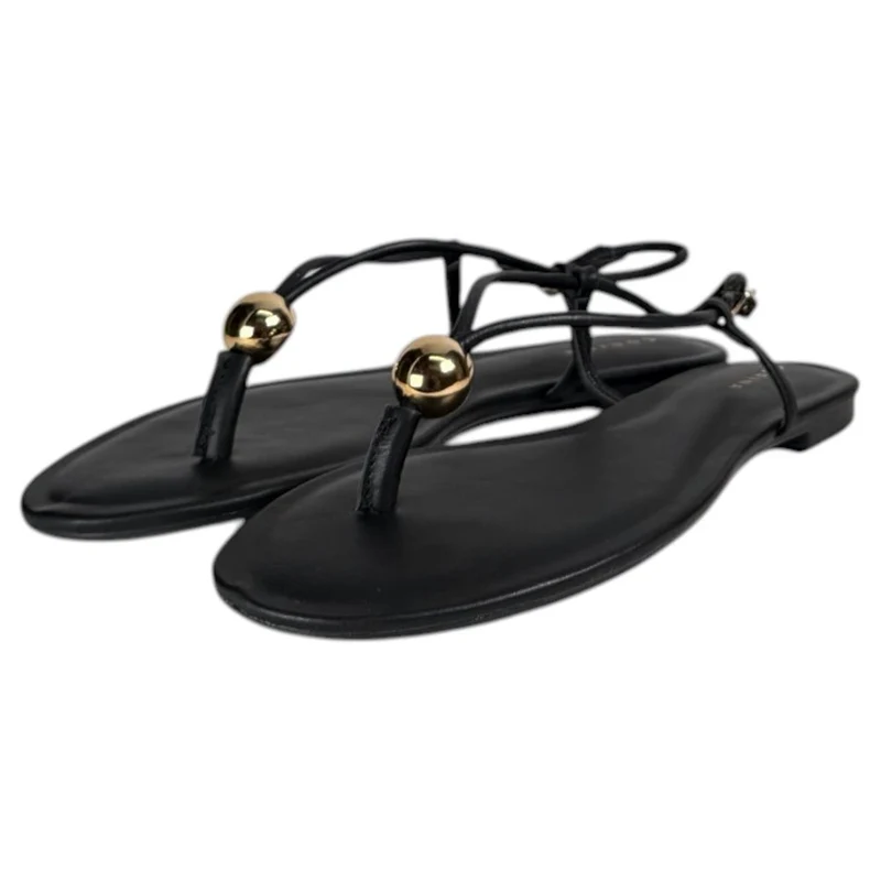 Sandalias Corina Tira Fina M6456 Negro