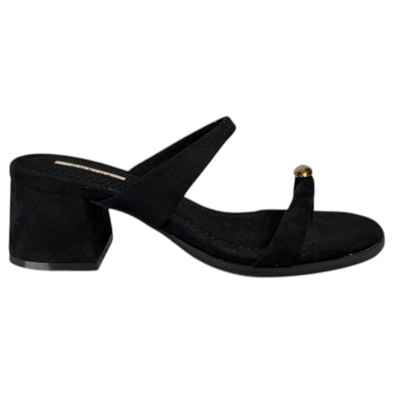 Sandalias Corina Tacón Tiras M6323 Negro