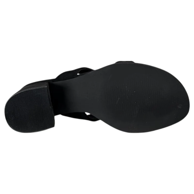 Sandalias Corina Tacón Tiras M6323 Negro