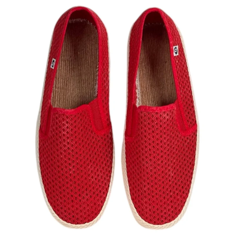 Zapatillas Roal Copete Rejilla 552 Rojo