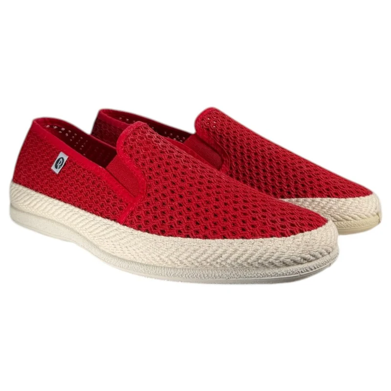 Zapatillas Roal Copete Rejilla 552 Rojo