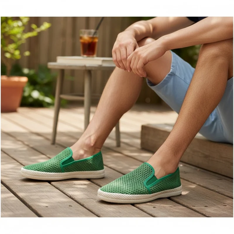 Zapatillas Roal Copete Rejilla 552 Verde