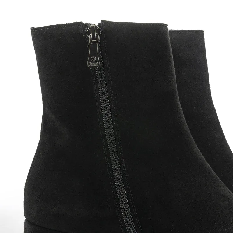 Botín serraje negro 7800A Dansi