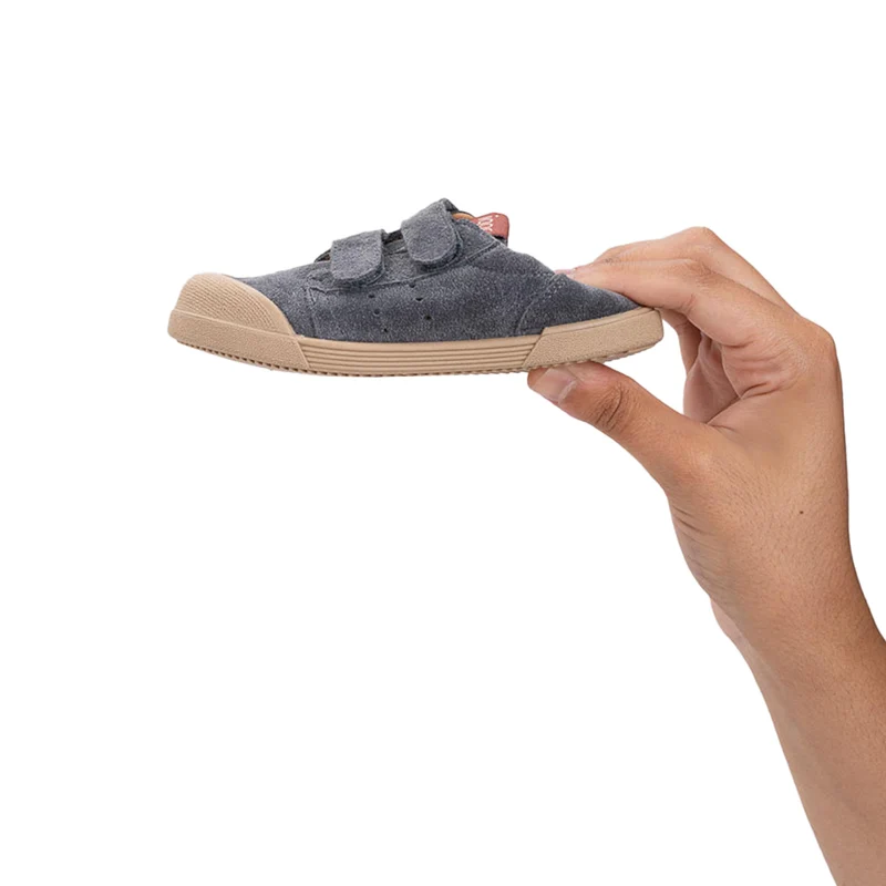 Zapatilla barefoot serraje gris TENNIS Igor