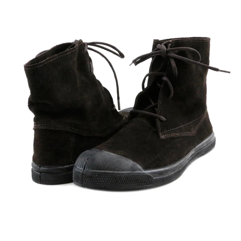 Bota serraje marrón 15554 Bensimon