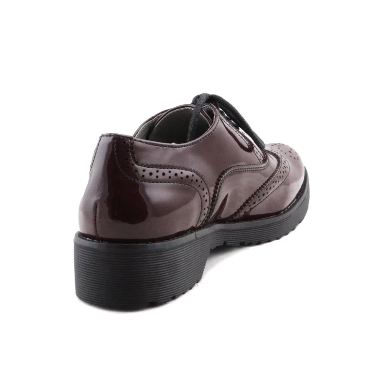 Blucher charol burdeos FG920 Café Noir