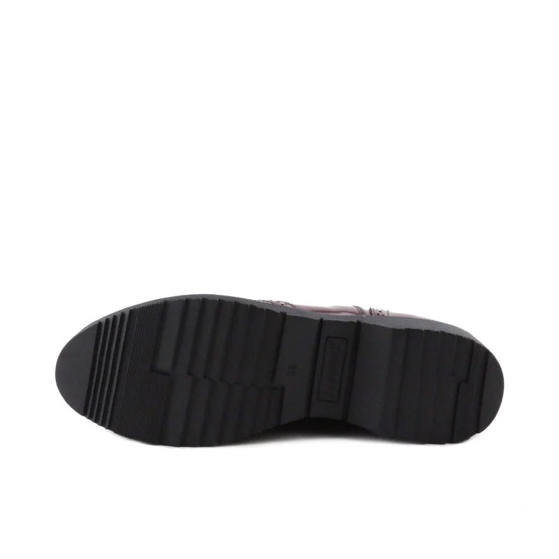 Blucher charol burdeos FG920 Café Noir