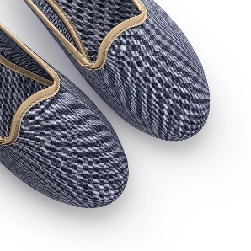 Zapatilla casa azul 10727 Norteñas