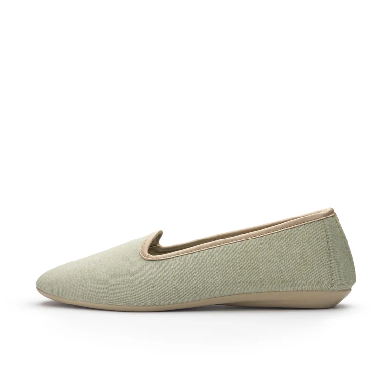 Zapatilla casa kaki 10727 Norteñas