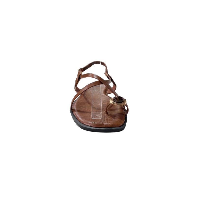 MUJER SANDALIA PLANA LYRA BEIGE