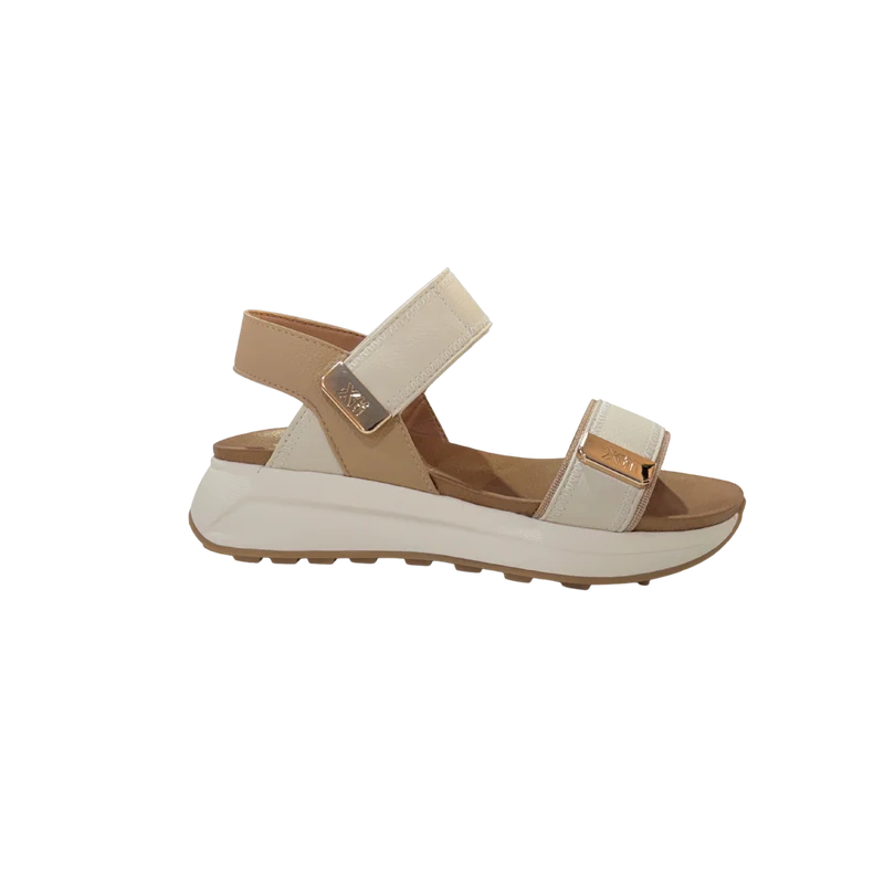MUJER SANDALIA AURA BEIGE
