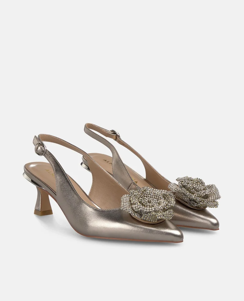 ZAPATO MINI DESTALONADO FLOR