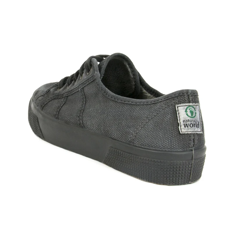 Zapatilla negro lavado 2901 Natural World