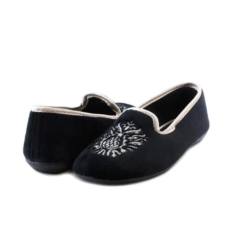 Zapatilla casa negra 798025 Norteñas