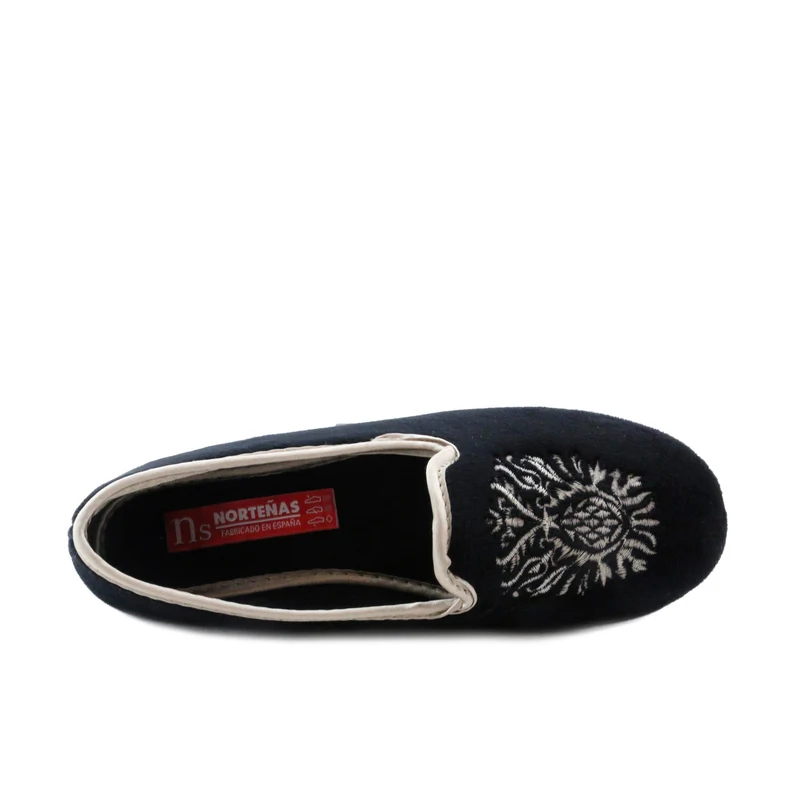Zapatilla casa negra 798025 Norteñas