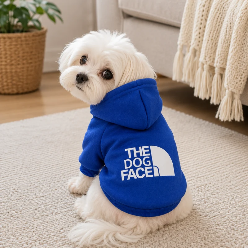 Miomu Sudadera para Perro Azul