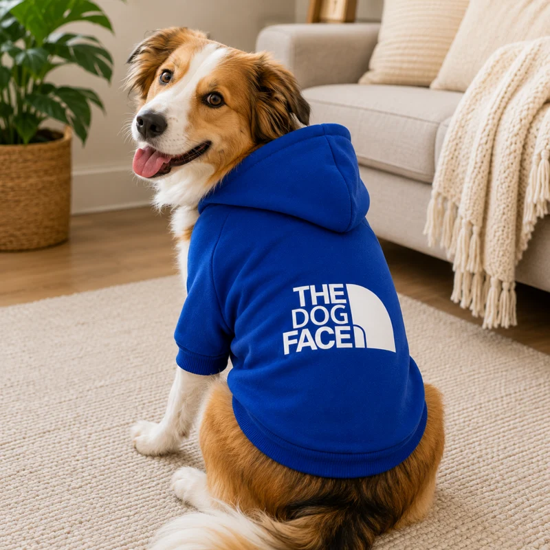 Miomu Sudadera para Perro Azul