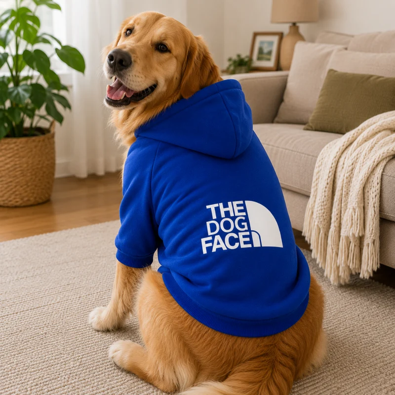 Miomu Sudadera para Perro Azul