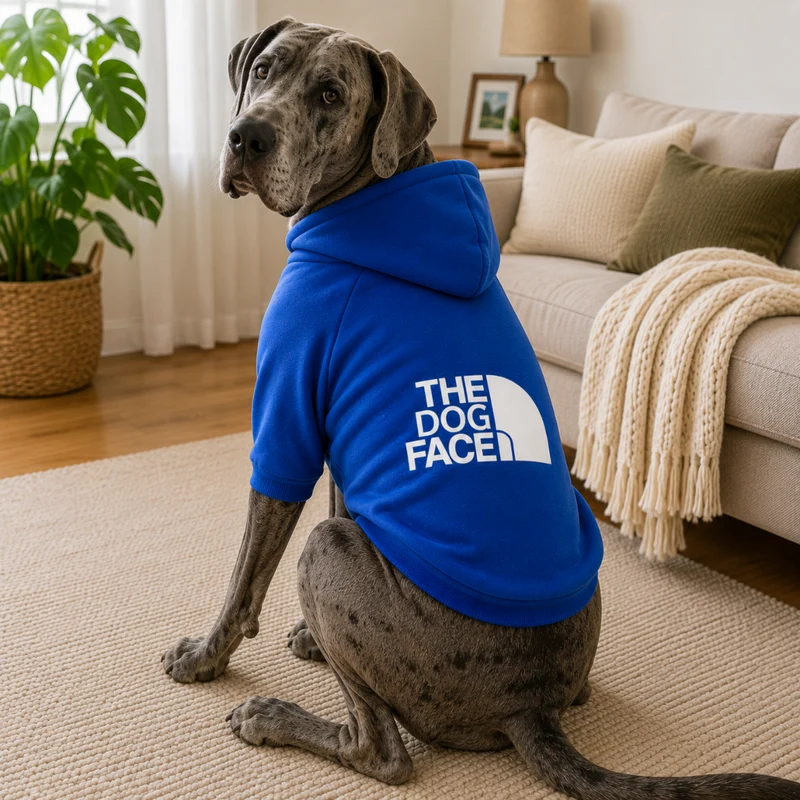 Miomu Sudadera para Perro Azul