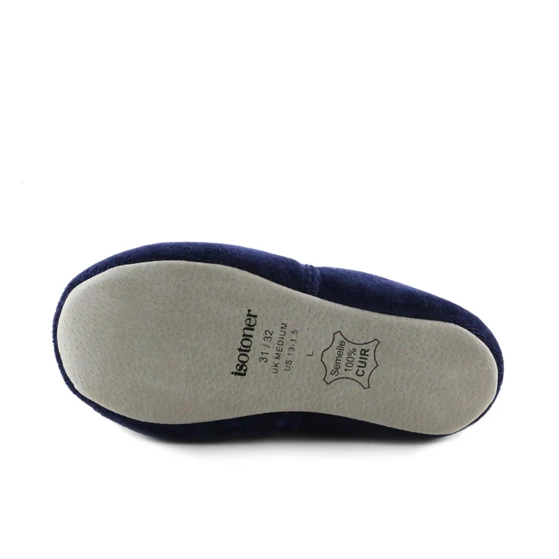 Zapatilla casa azul 99376 Isotoner