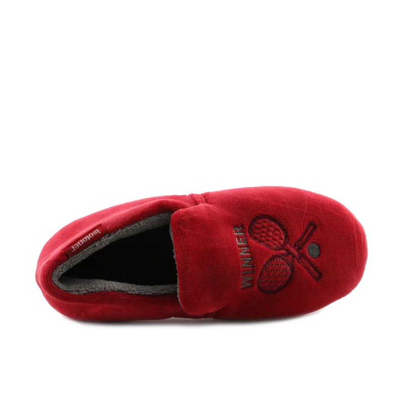 Zapatilla casa roja 99376 Isotoner