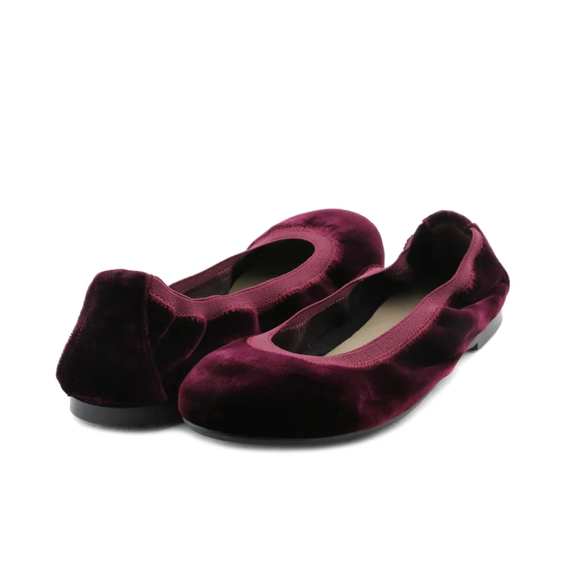 Bailarina serraje burdeos 6494 Eli