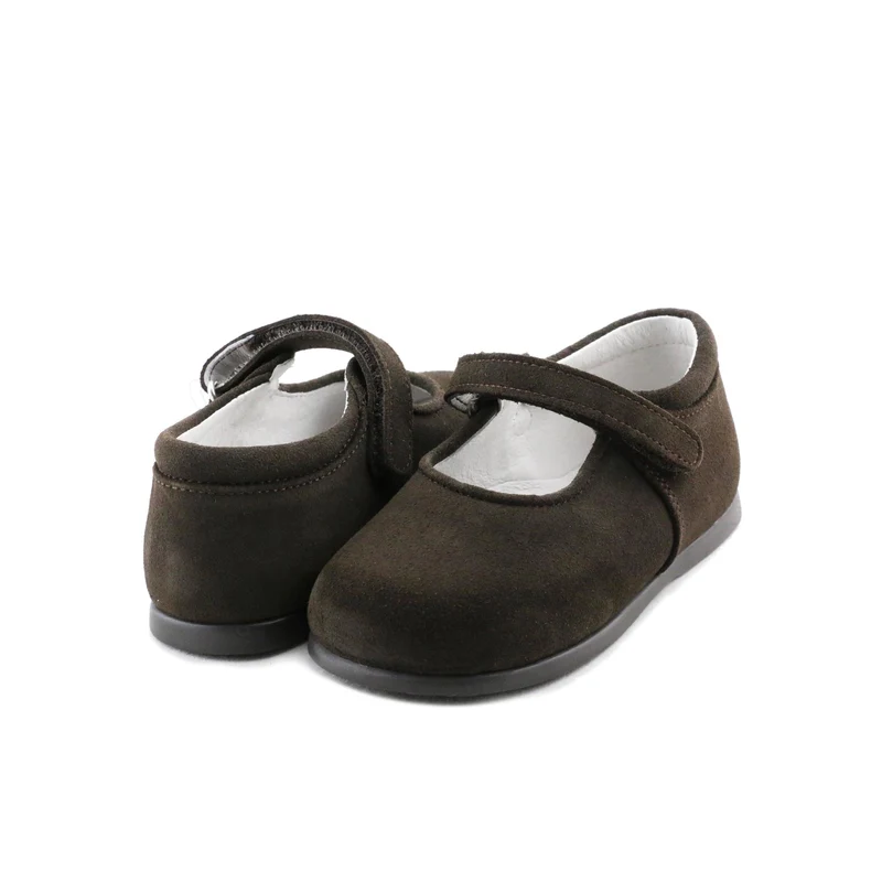 Mercedita serraje marrón 10303 Jeromín
