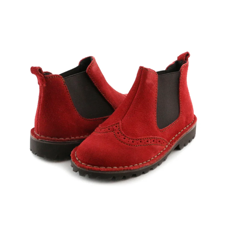 Botín serraje rojo HARRIER Jeromín