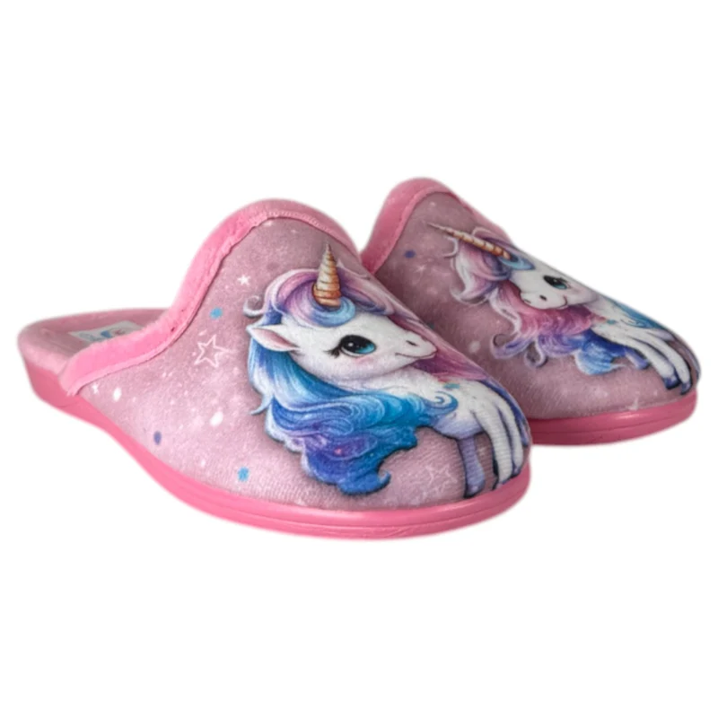 Zapatillas de Casa Natalia Gil Unicornio 7035 Rosa