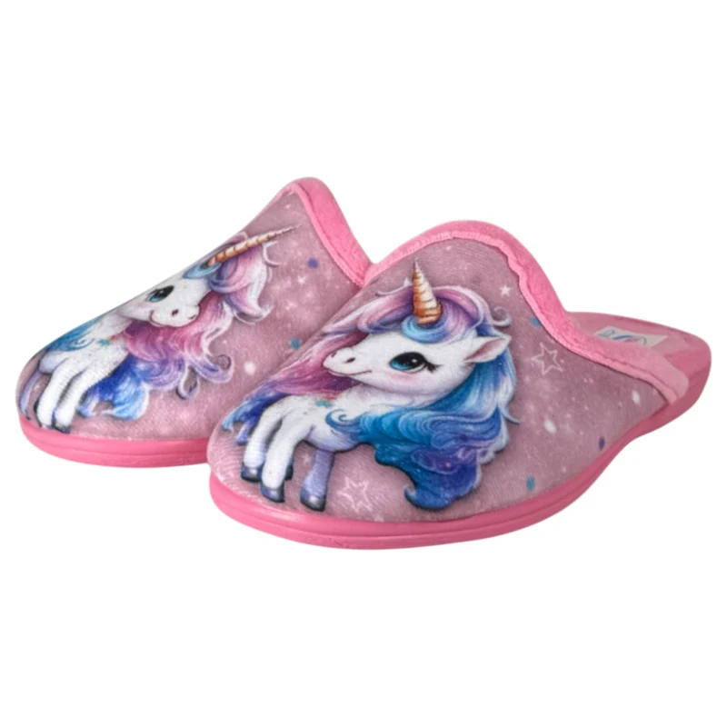 Zapatillas de Casa Natalia Gil Unicornio 7035 Rosa