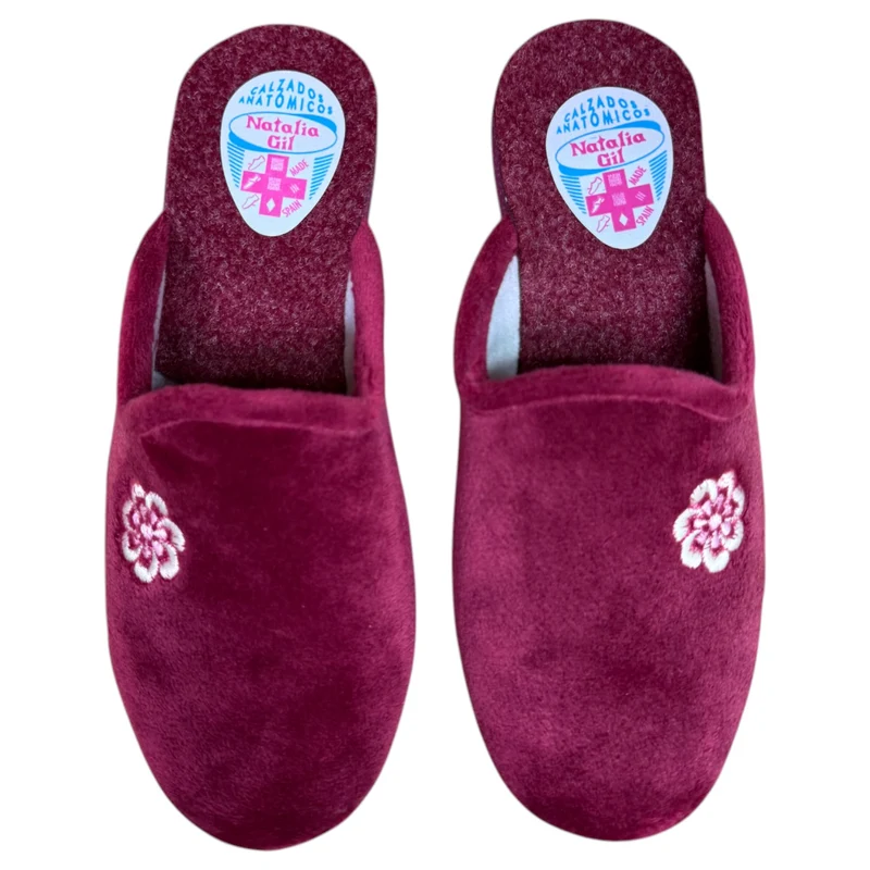 Zapatillas de Casa Natalia Gil 402 Burdeos