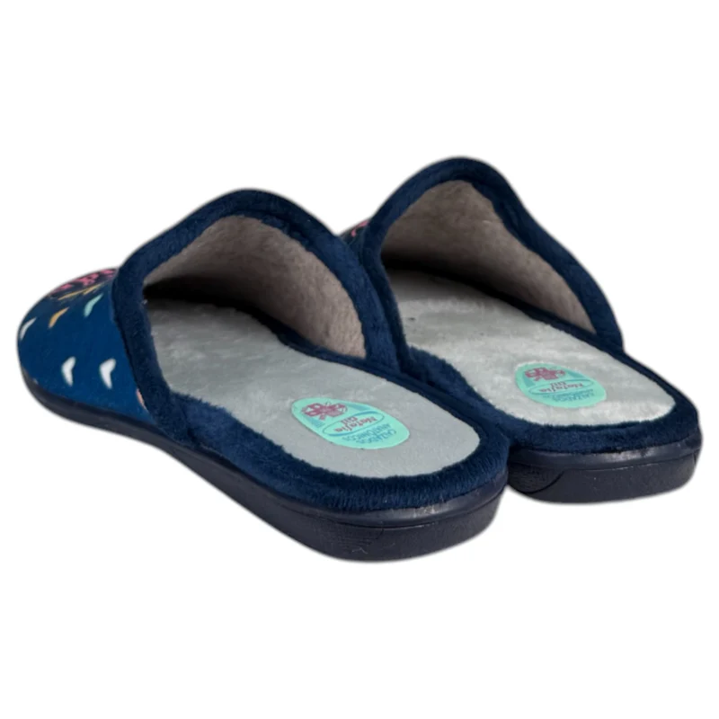 Zapatillas de Casa Natalia Gil La Mejor Mamá del Mundo 5002 Marino