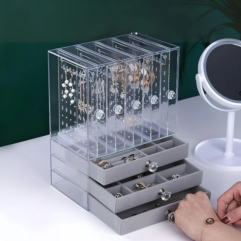 Miomu Joyero Acrílico, Diseño Mini Armario