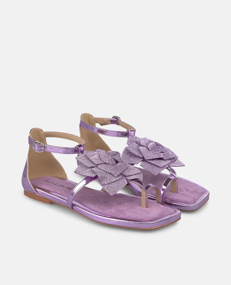 SANDALIA PLANA FLOR