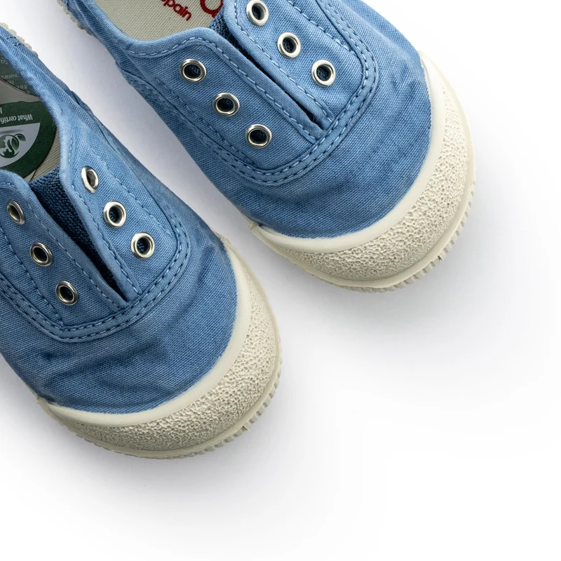 Zapatilla barefoot azul tejano 450777 Cienta
