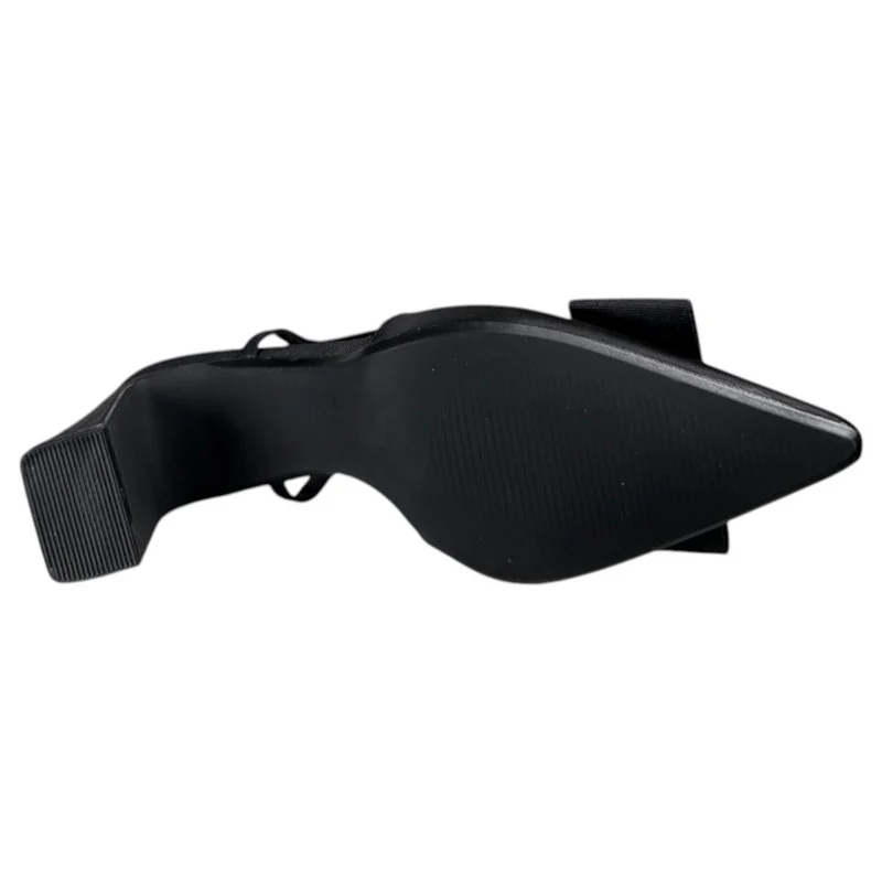 Zapatos Corina Salón Destalonado Lazo M6255 Negro