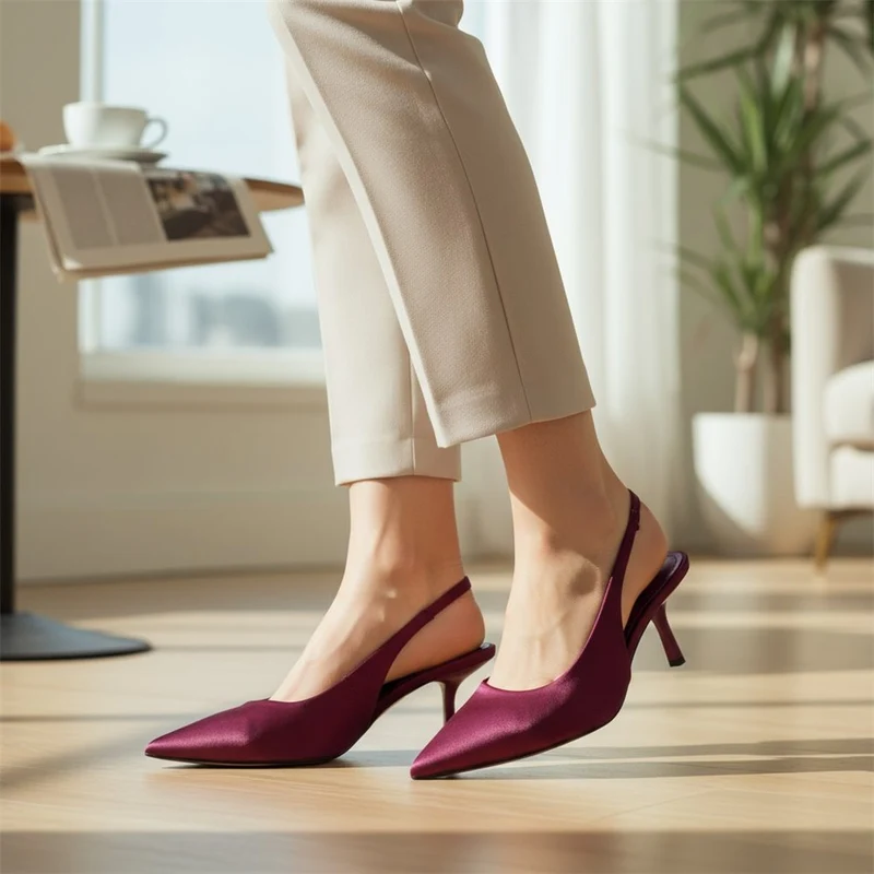 Zapatos Corina Salón Destalonado M6240 Buganvilla