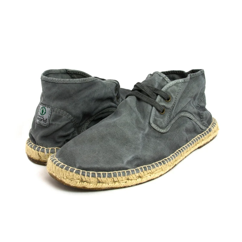 Alpargata gris lavado LONA326 Natural World
