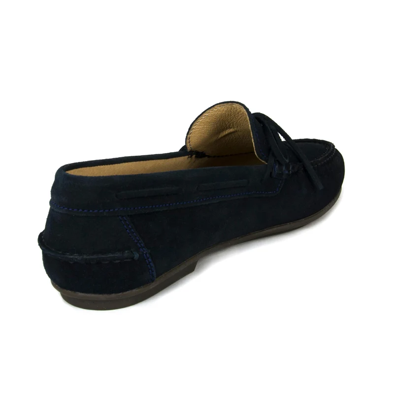 Mocasín serraje azul LAZO-C Jeromín