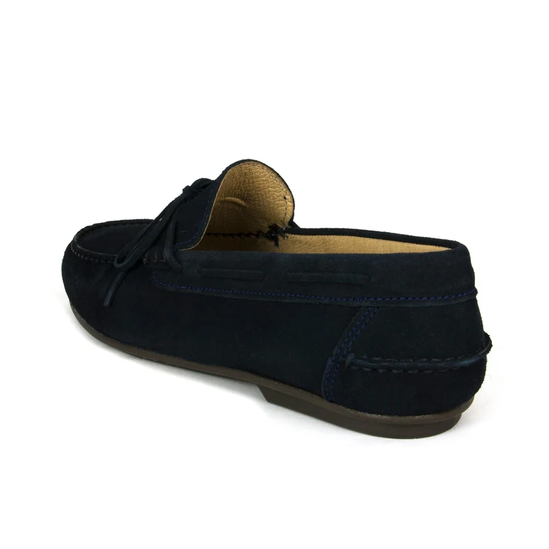 Mocasín serraje azul LAZO-C Jeromín