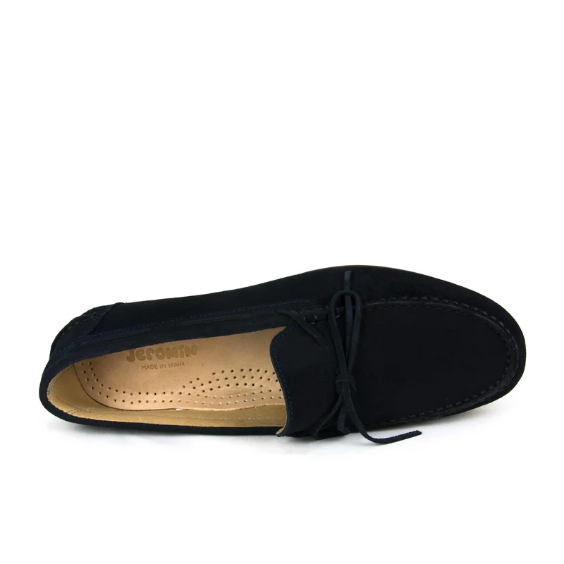 Mocasín serraje azul LAZO-C Jeromín