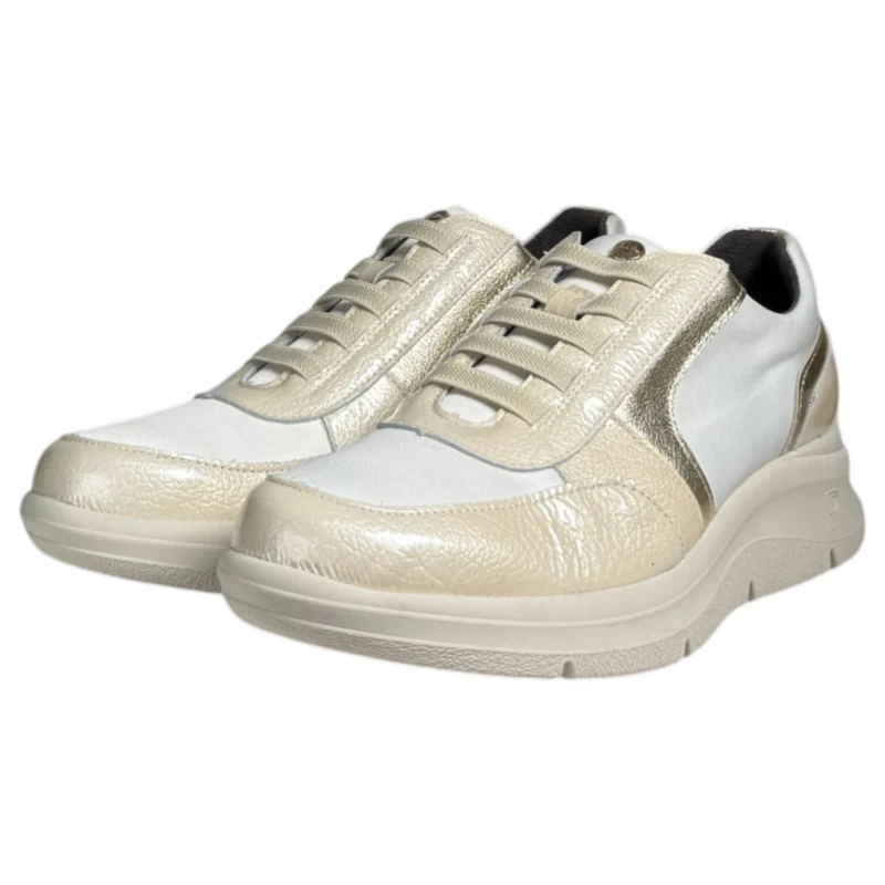 Zapatos Pitillos Deportivos 10915 Crema