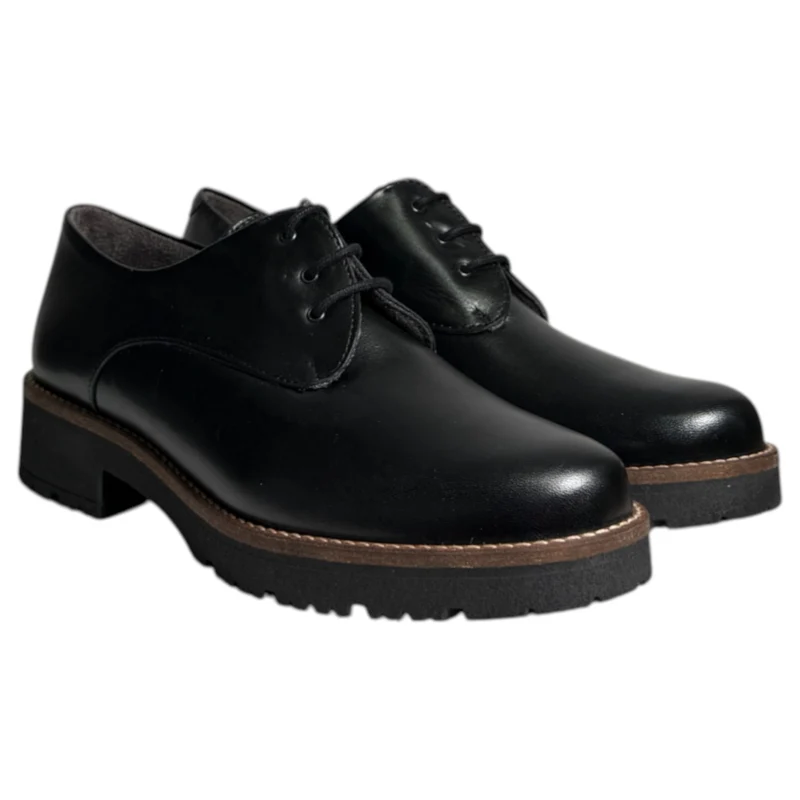 Zapatos Pitillos Blúcher 10781 Negro