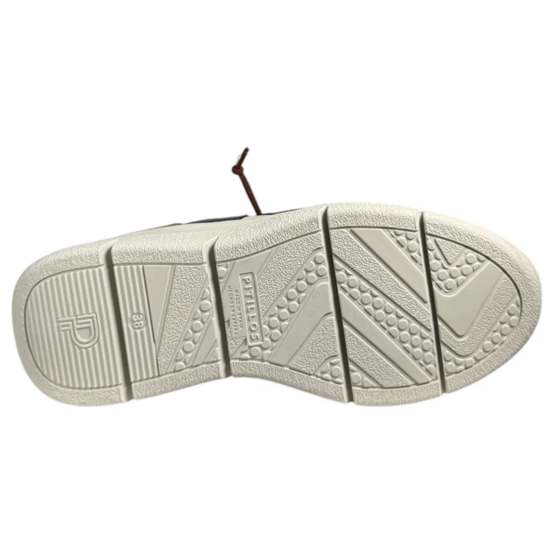 Zapatos Pitillos Deportivos Cuña Elásticos 10912 Cuero