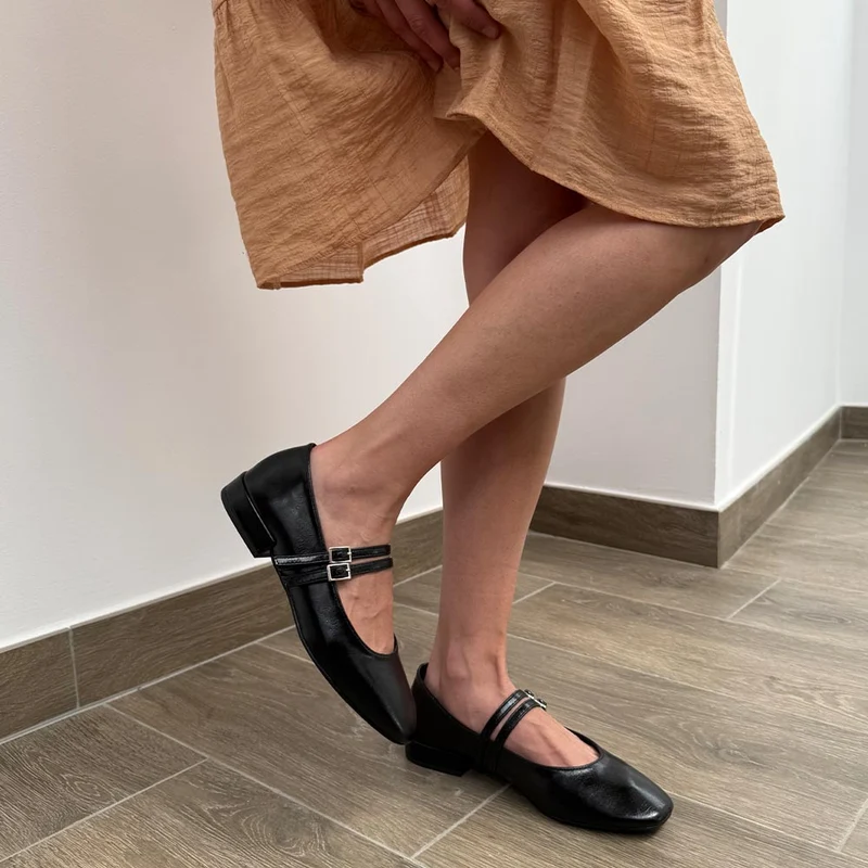 Merceditas Corina Hebillas M5645 Negro