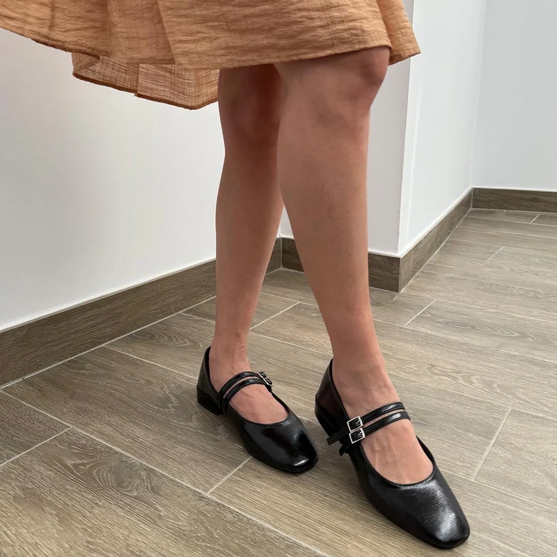 Merceditas Corina Hebillas M5645 Negro