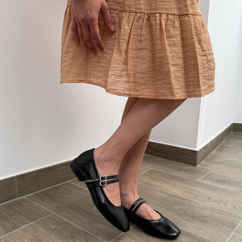 Merceditas Corina Hebillas M5645 Negro