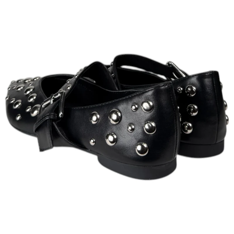 Bailarinas Corina Hebilla Tachas M5635 Negro